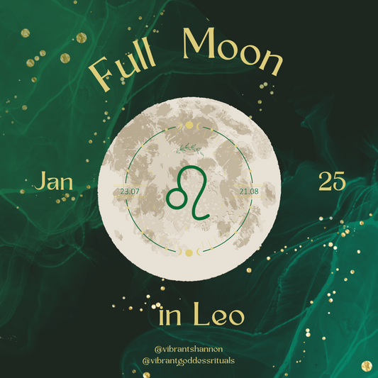 Full Moon in Leo – January 25th: A Celebration of Passion and Creativity✨🌕